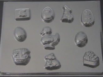 833 Easter Assorted Chocolate or Candy Mold